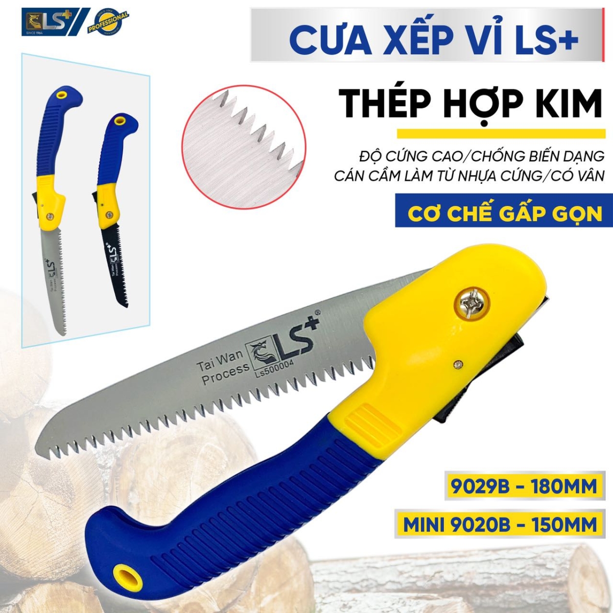 Cưa xếp vỉ 180mm LS+