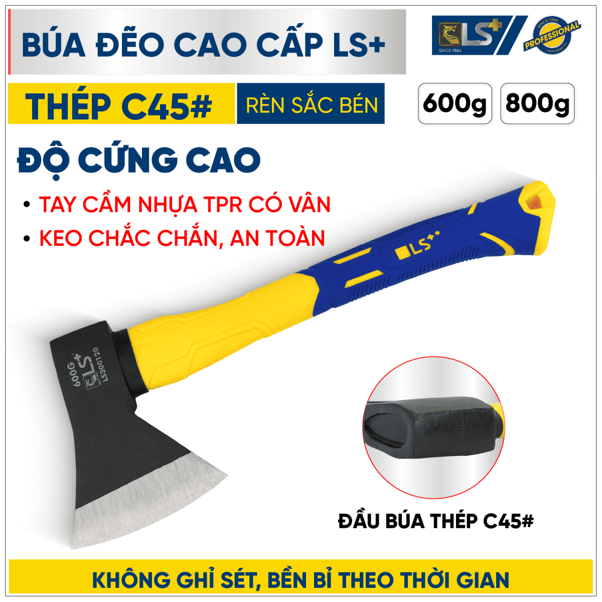 Búa đẽo cao cấp LS+