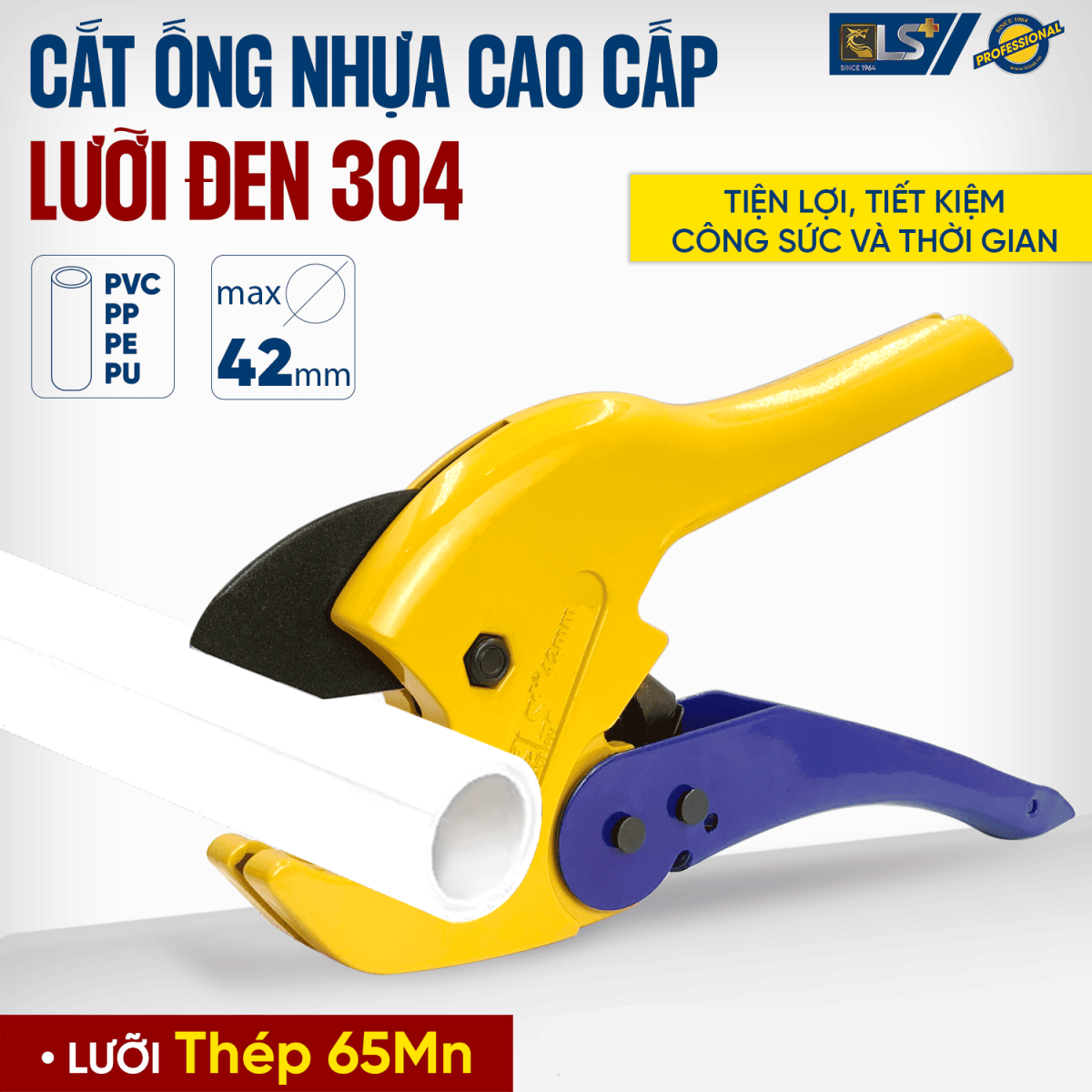Kéo cắt ống nước cao cấp 304 LS+