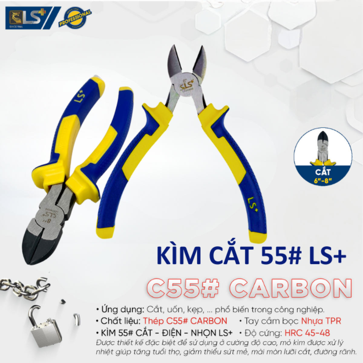 Kìm cắt 55# LS+