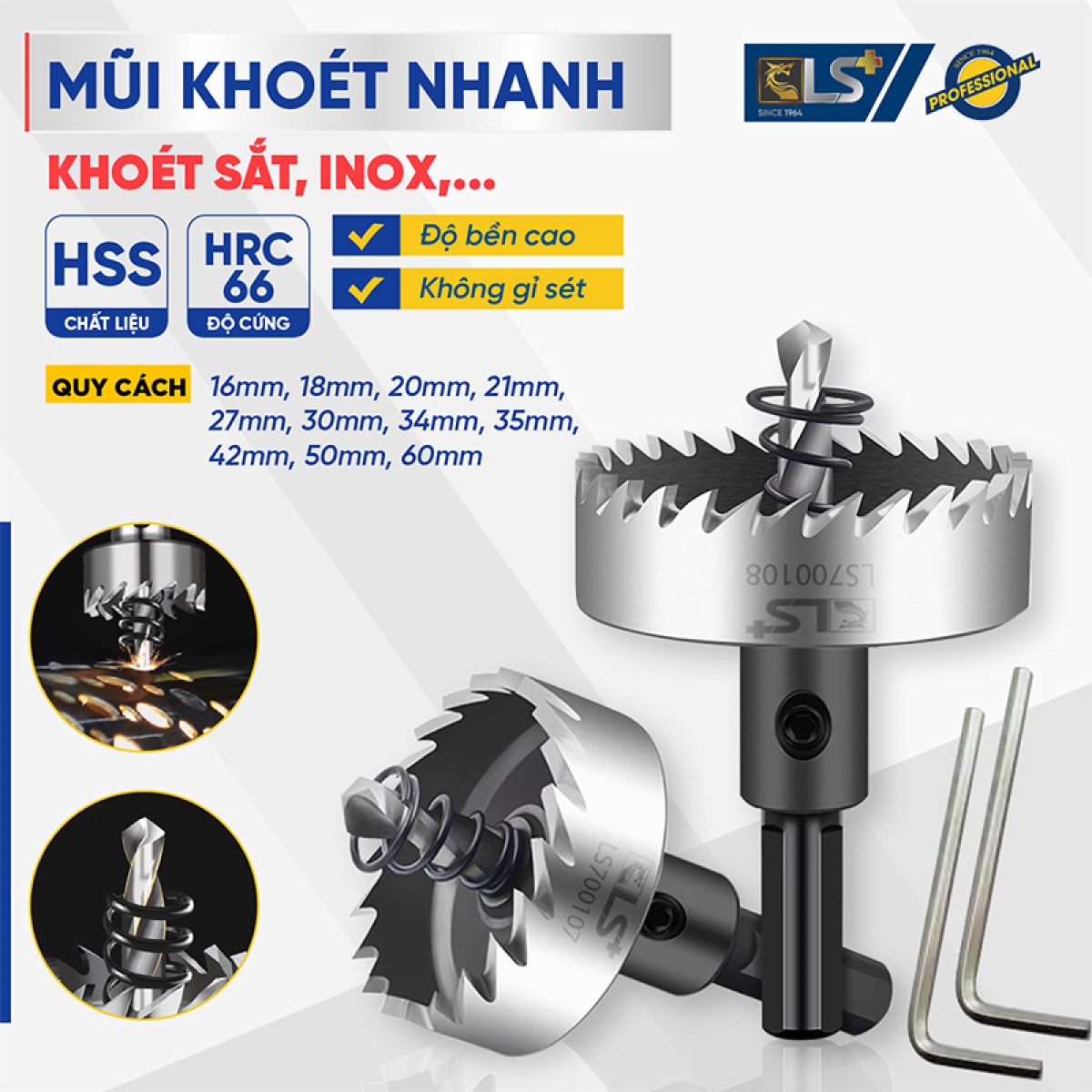 Mũi khoét nhanh LS+