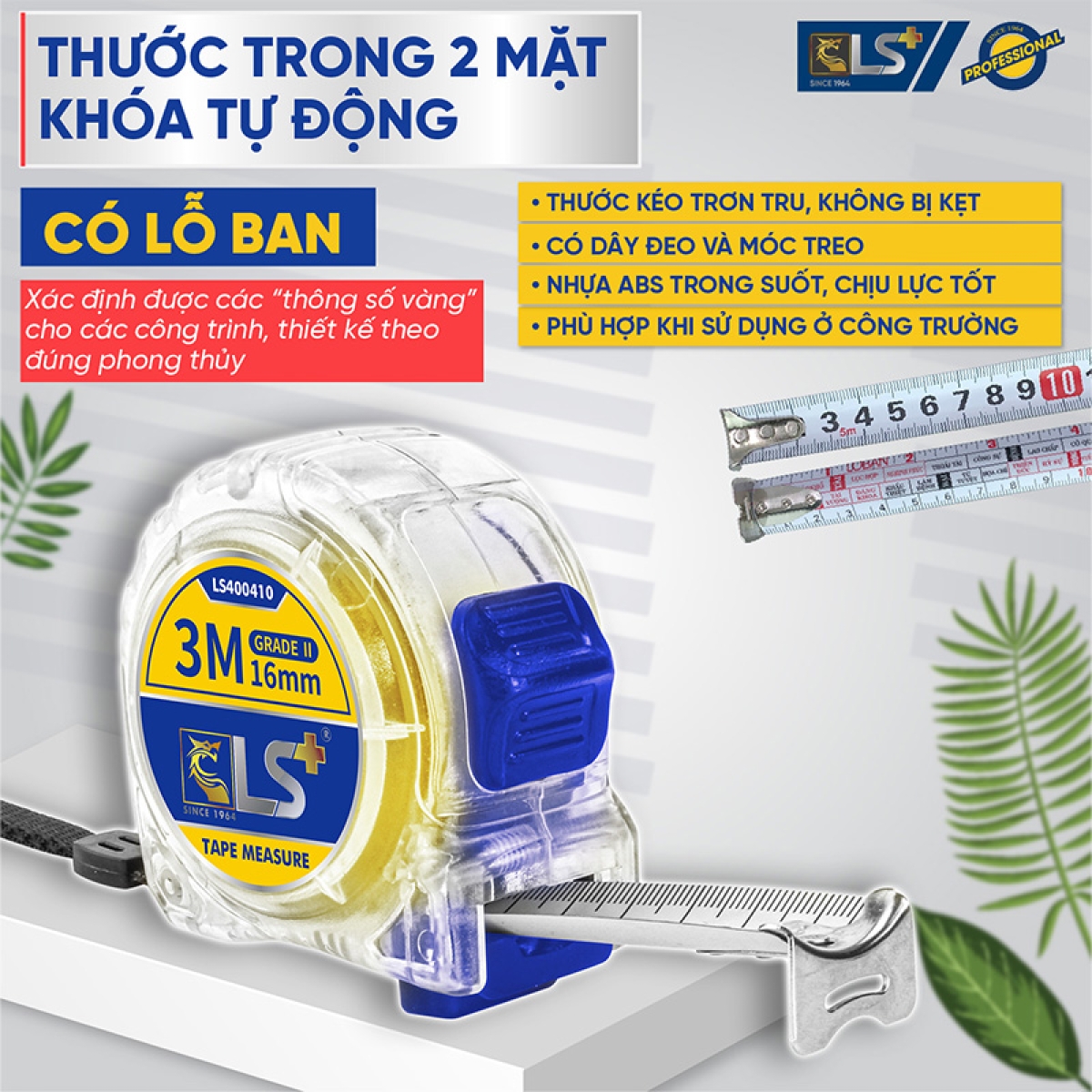 Thước trong 2 mặt LS+