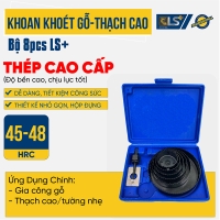 8PCS LS+ Wood and Drywall Hole Saw Set