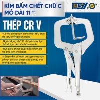 11" - 275mm C-Clamp Long Jaw Locking Pliers LS+