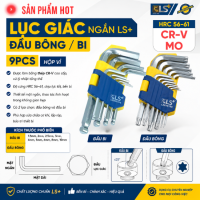 LS+ 9PCS Short Hex Key Set