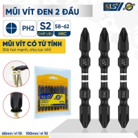 LS+ double-ended black screwdriver bit