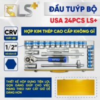 Đầu tuýp bộ USA 24pcs LS+