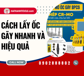 Cách lấy ốc gãy nhanh và hiệu quả