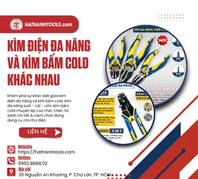 Kìm điện đa năng và kìm bấm cold khác nhau