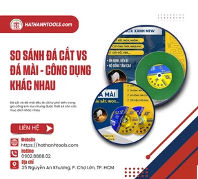 So Sánh Đá Cắt vs Đá Mài - Công Dụng Khác Nhau