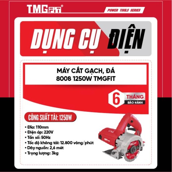 Máy cắt gạch 100mm 1250W 8008