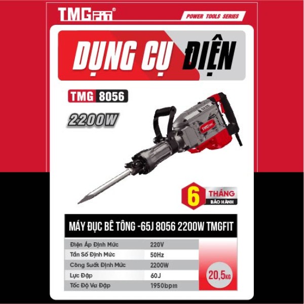Máy đục bê tông 30mm 1600W 8056