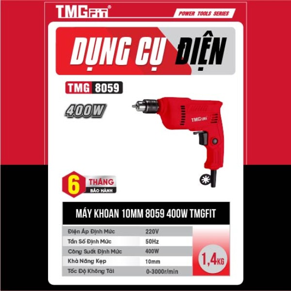 Máy khoan sắt 10mm 400W 8059