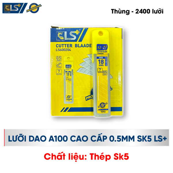 Lưỡi dao rọc giấy cao cấp thép SK5 LS+ 