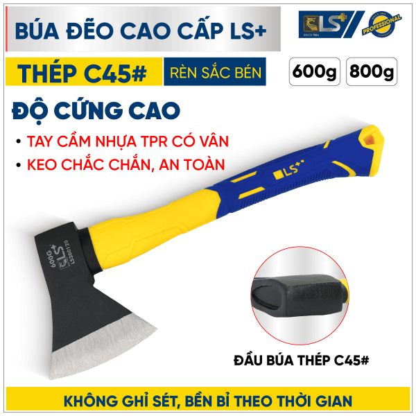 BÚA ĐẼO CAO CẤP LS+ 800g