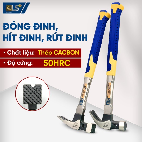 Búa Cán Inox Đầu Tròn 13oz Cao Cấp