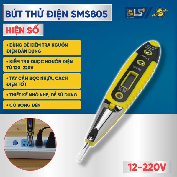 SMS805 LS+ Digital Voltage Tester Pen