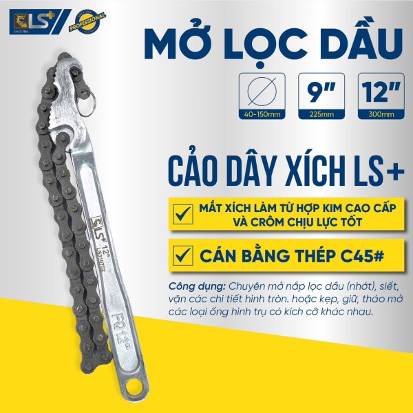 Cảo Dây Xích 9" - 225mm