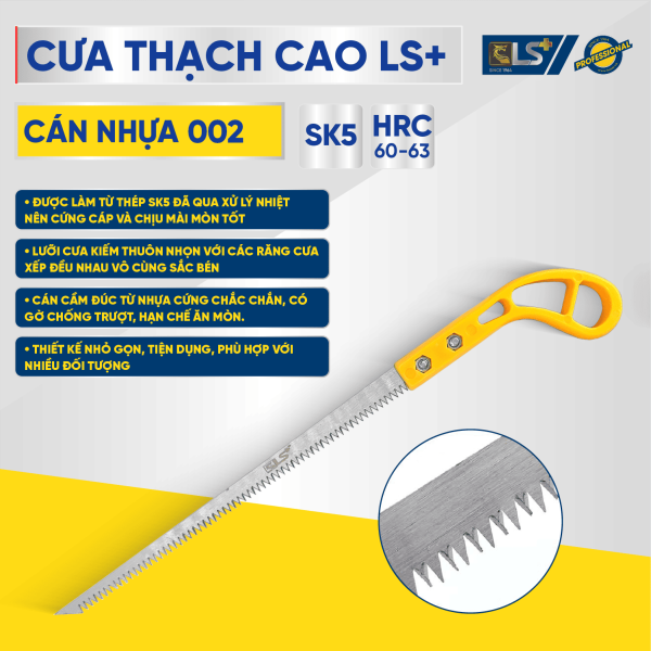 Cưa thạch cao cán nhựa 002 LS+ 