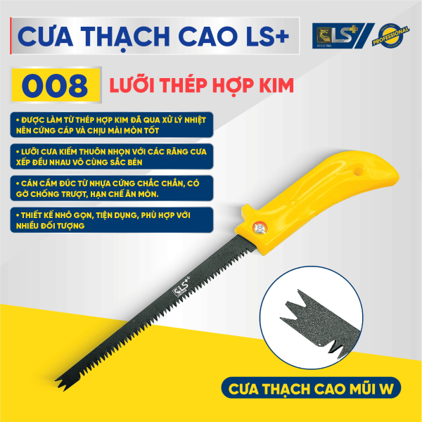 Cưa thạch cao cán nhựa 008 LS+ 
