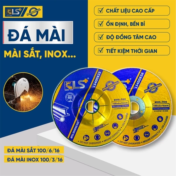 Đá mài sắt – inox cao cấp LS+