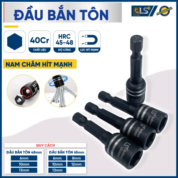 Đầu bắn tôn 65mm vỉ 5 LS+
