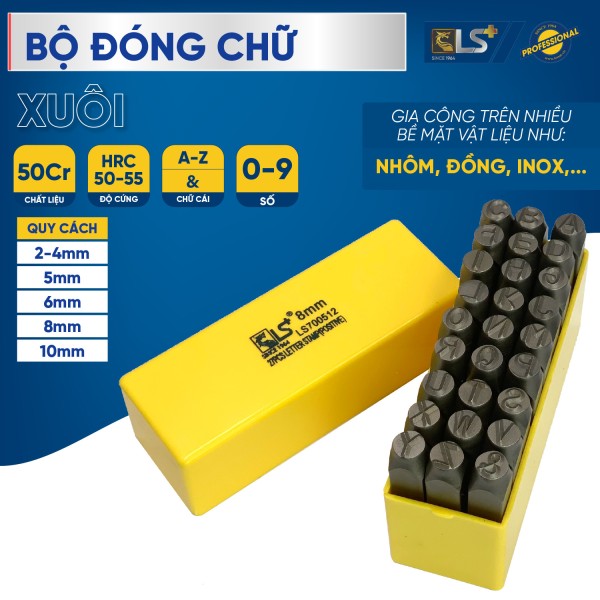 Đóng chữ bộ 27pcs LS+