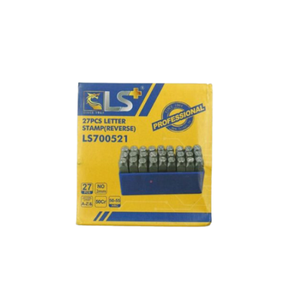 Đóng Chữ Bộ 27pcs Ngược 3mm LS+