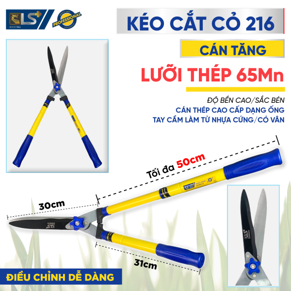 Kéo cắt cỏ cán có tăng LS+ 