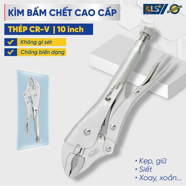 Kìm Bấm Chết Cao Cấp CRV 10 inch LS+