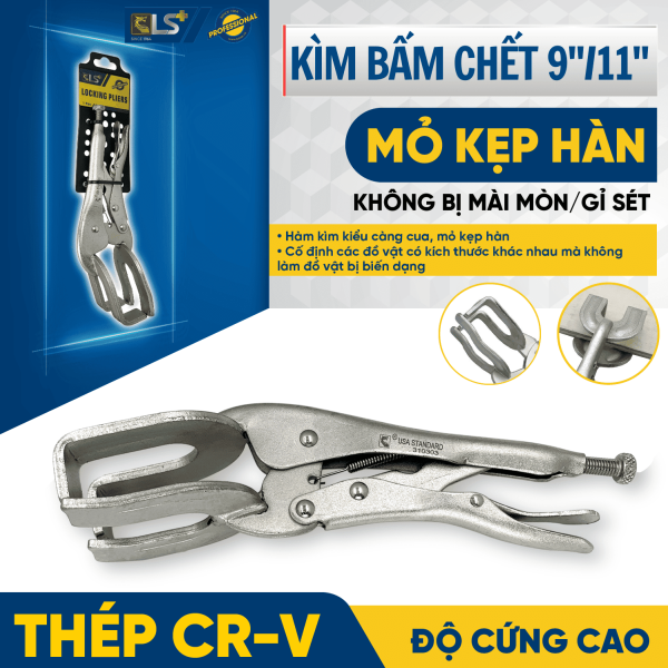 Kìm bấm chết mỏ kẹp hàn LS+