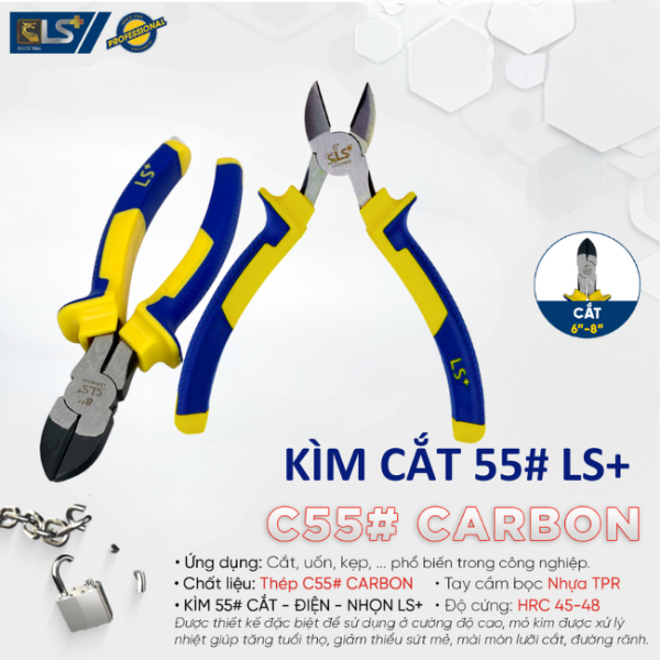 Kìm 55# cắt LS+ 