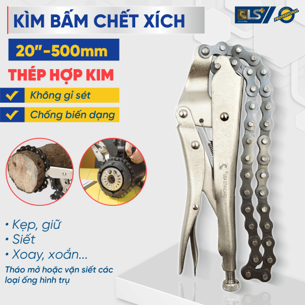 Kìm Bấm Chết Xích 20" LS+