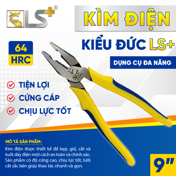 Kìm điện - Kiểu Đức LS+ 