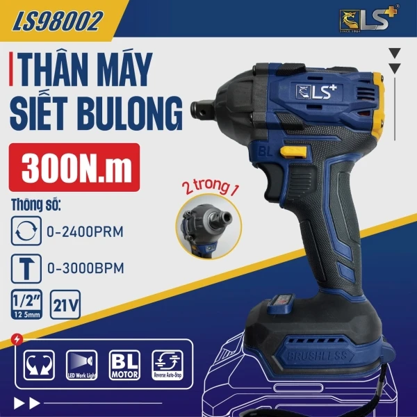 Thân Máy Siết Bulong 300N.m LS+