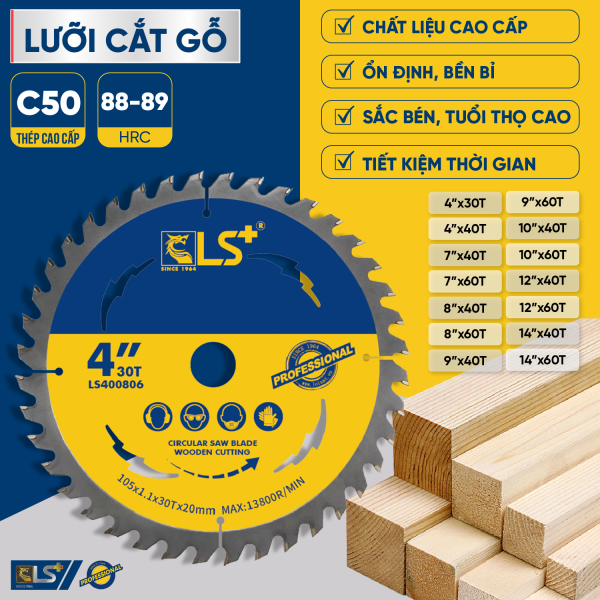 Lưỡi cắt gỗ LS+