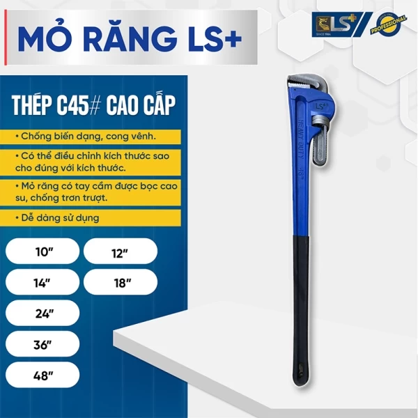 LS+ Pipe Wrench