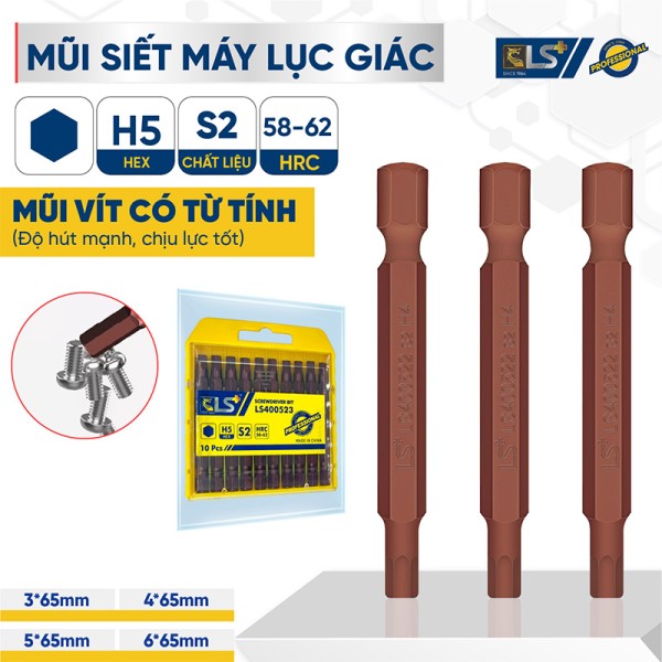 Mũi siết máy lục giác LS+