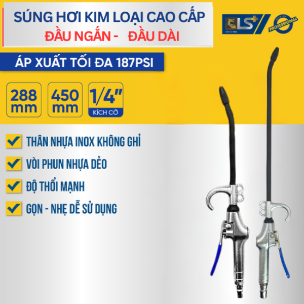 Súng hơi kim loại cao cấp LS+