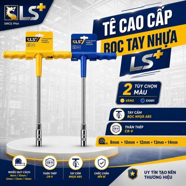 Tê tay bọc nhựa LS+