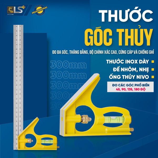 Thước góc thuỷ LS+