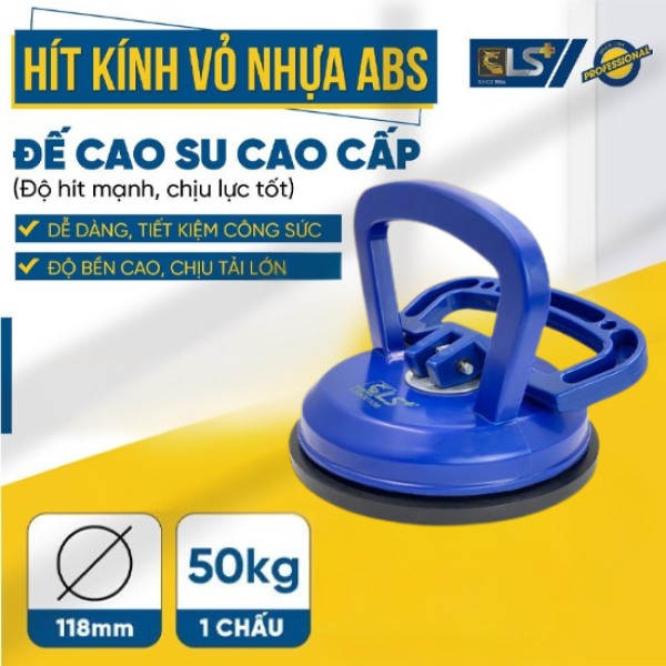 Hít kính vỏ nhựa 1 chấu LS+