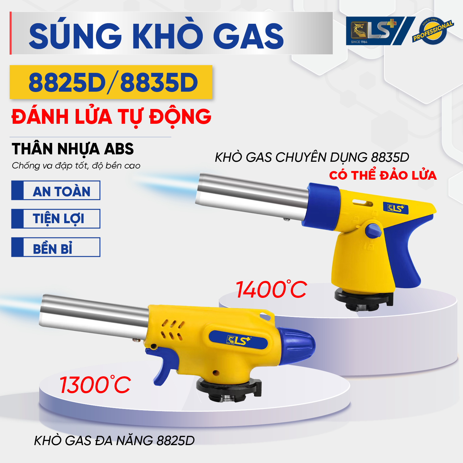 Súng khò gas LS+