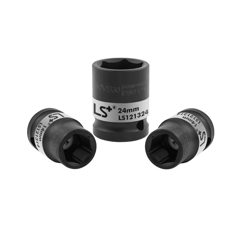 Đầu Tuýp Ngắn 1/2 Đen 10mm LS+