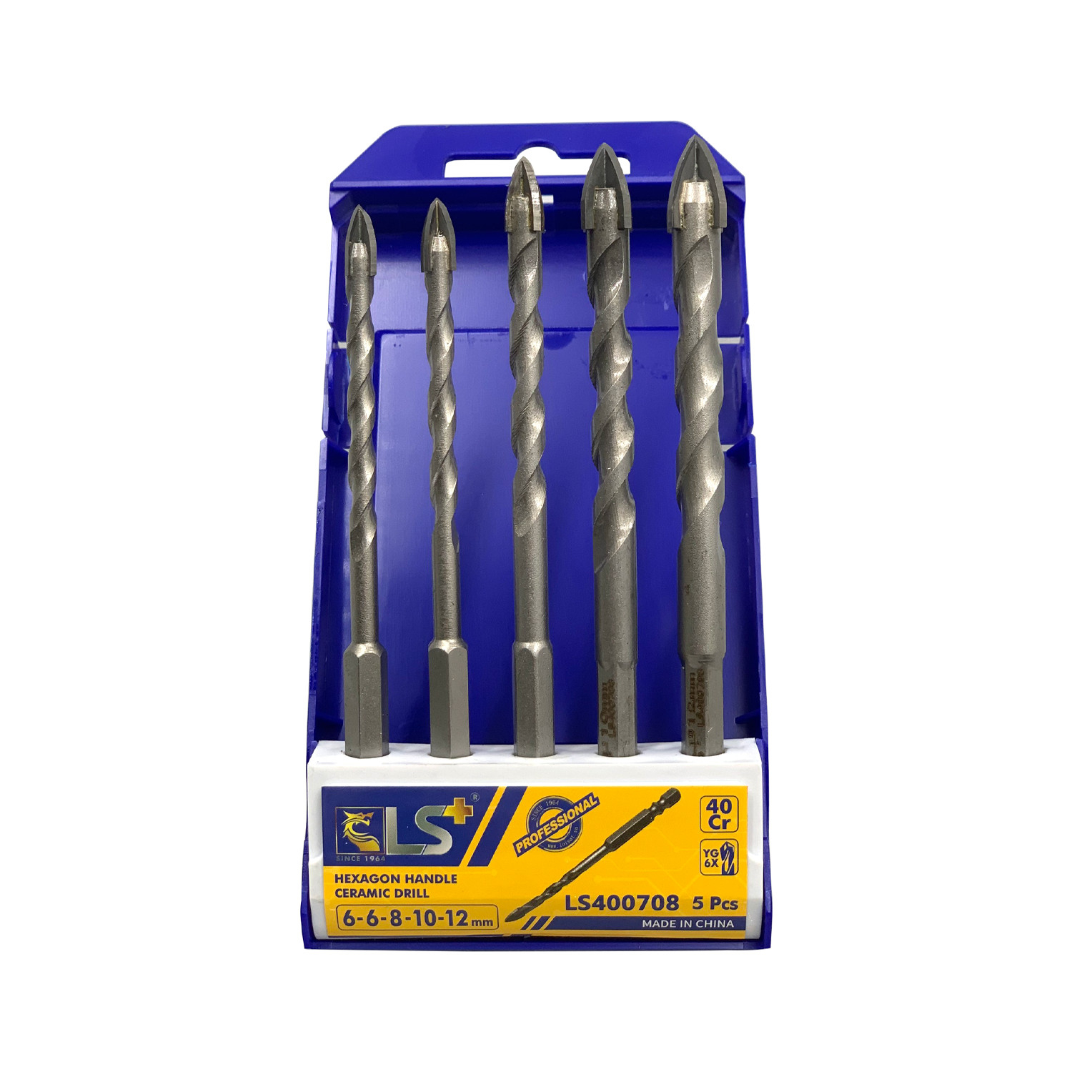 Mũi khoan đa năng lục giác 4 cạnh vỉ 5 LS+