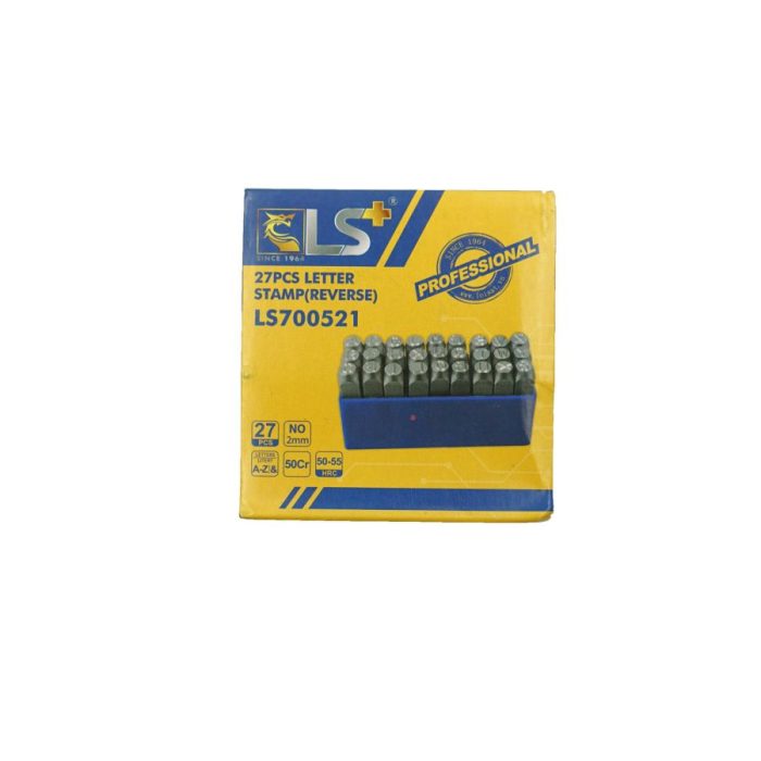 Đóng Chữ Bộ 27pcs Ngược 5mm LS+