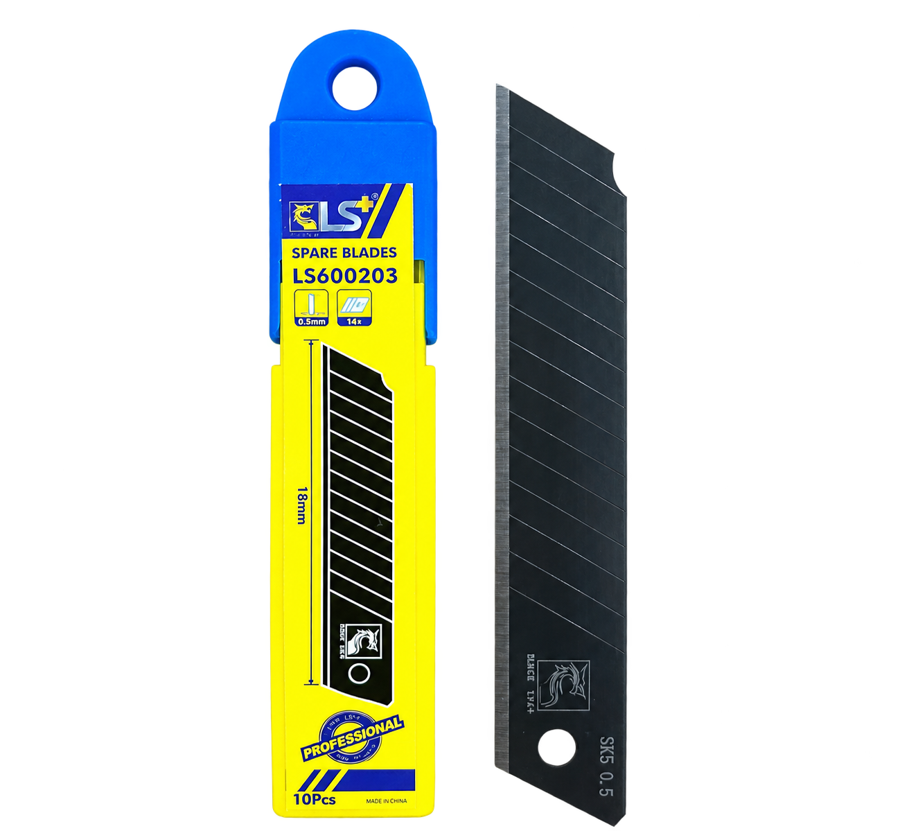 Lưỡi Dao Rọc Giấy Đen A100 Cao Cấp LS+