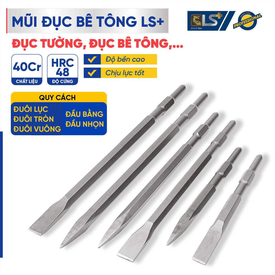 Mũi đục Ls+