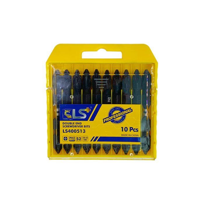 Mũi vít đen 2 đầu vỉ 10 LS+