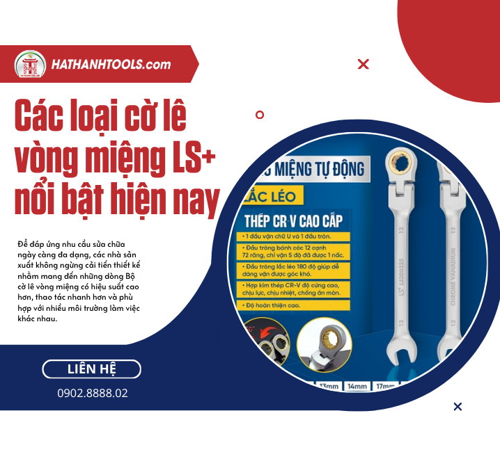Các loại cờ lê vòng miệng LS+ nổi bật hiện nay
